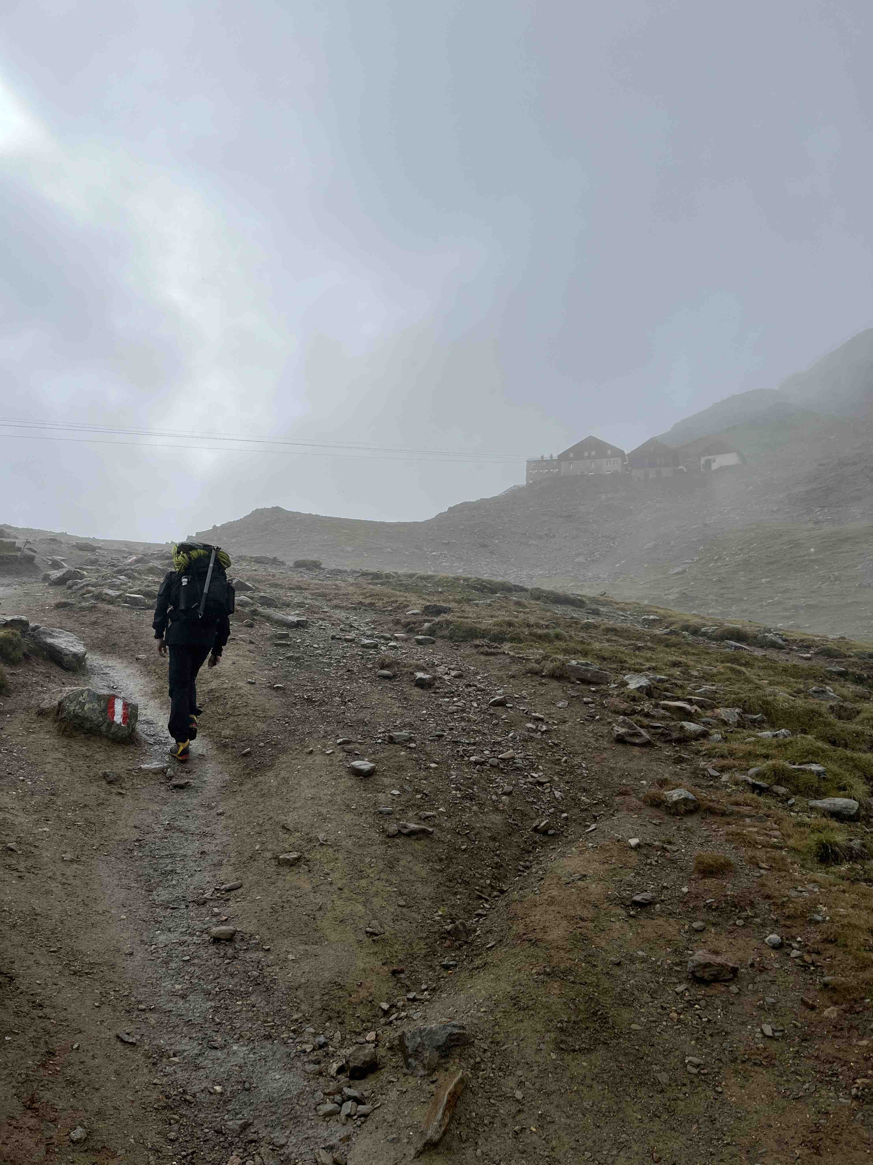 Arrival Breslauer Hut