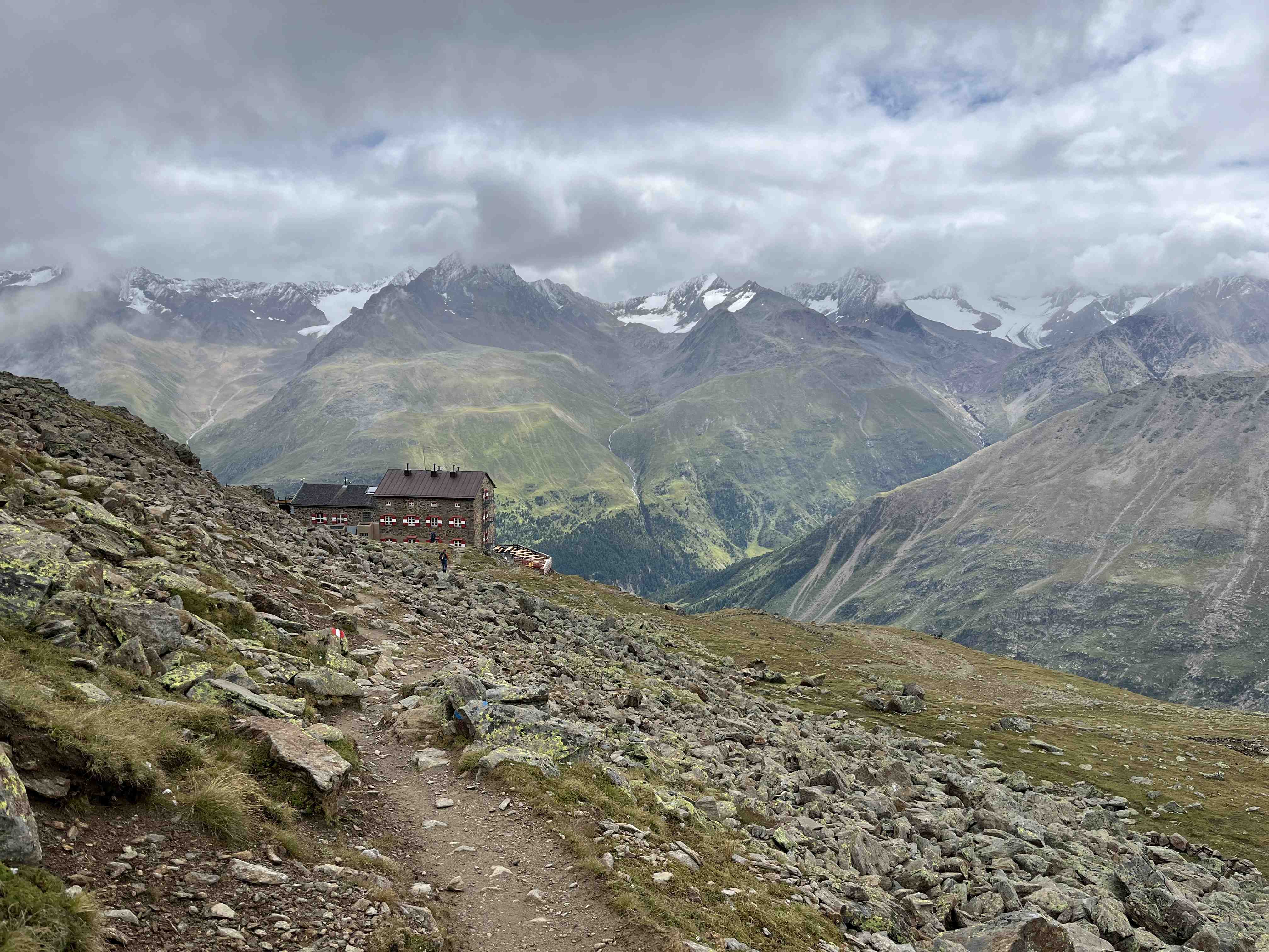 Arrival back at the Hut